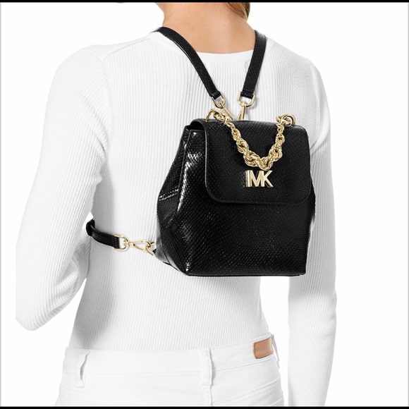 NWT Michael Kors Mini Messenger Backpack - Picture 2 of 8